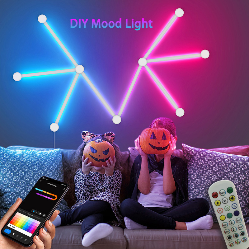Diy Lamp Electronics - Smart RGB Wall Lamp, Bluetooth APP