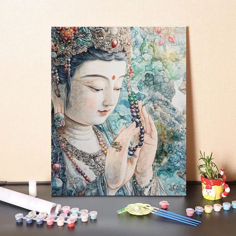 Diy Elektronik - Buddha, Religion Painting By Numbers for