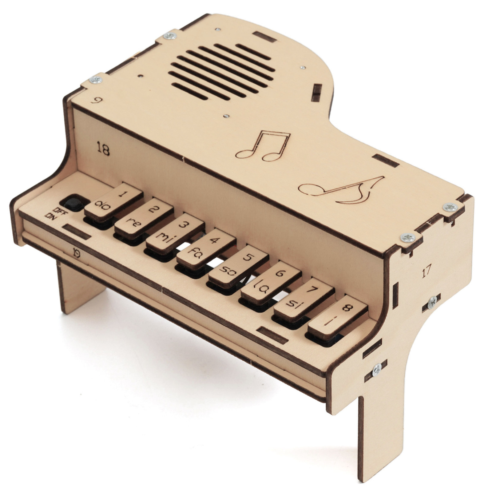 DIY Wooden Electronic Piano Mo - Diy Electronics Parts review and price