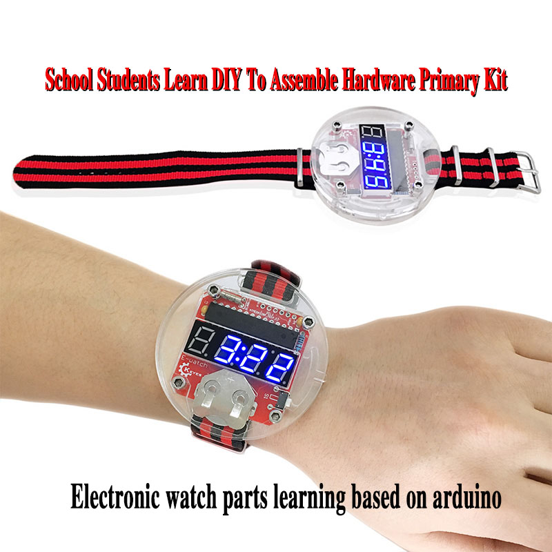 Single Chip LED Kit Clock DIY  - Diy Electronics Parts review and price