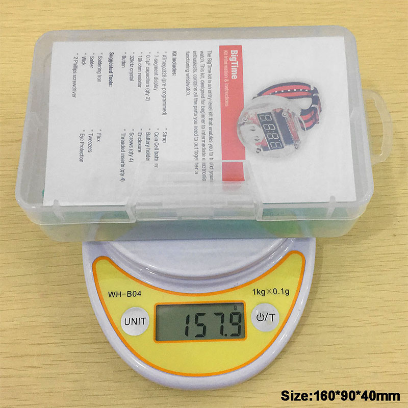 Single Chip LED Kit Clock DIY  - Diy Electronics Parts review and price