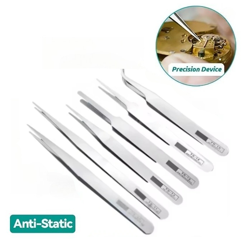 6Pcs Anti-static Stainless Ste - Diy Electronics Repair review and price