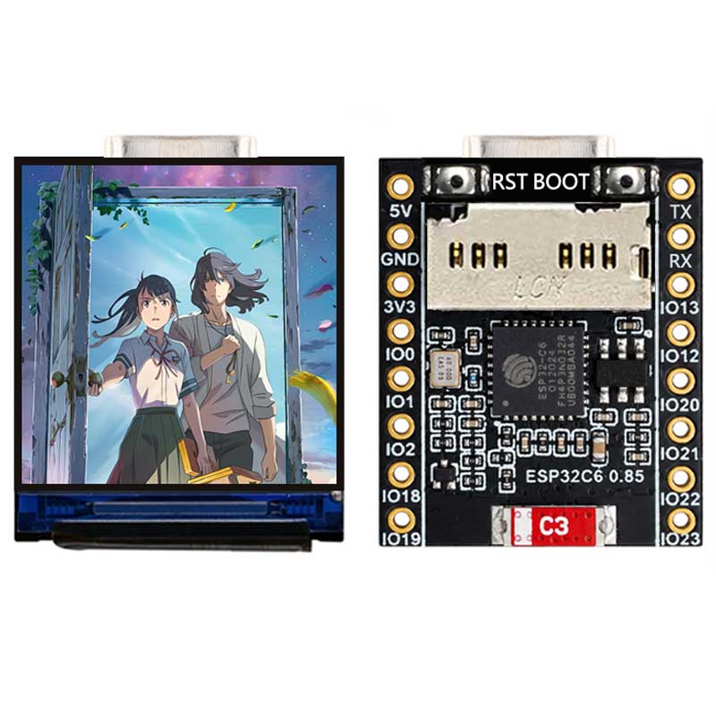 ESP32 C6 0.85 Inch 128X128 IPS - Esp32 Wifi Bluetooth review and price