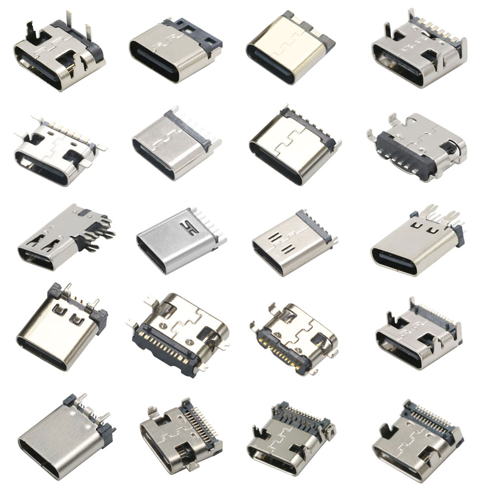 10Pcs USB Type C 2/6/16/24 Pin - Smd Solder Paste review and price