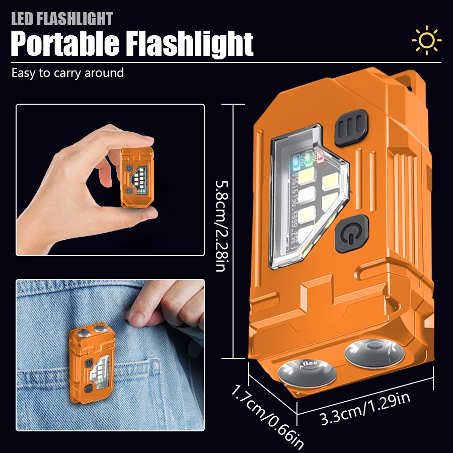 Mini Keychain EDC Flashlight R - Diy Lamp Electronics review and price
