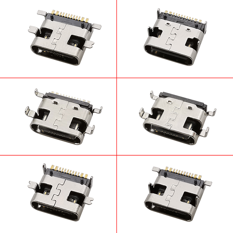 10Pcs USB Type C Female 16 Pin - Smd Solder Paste review and price