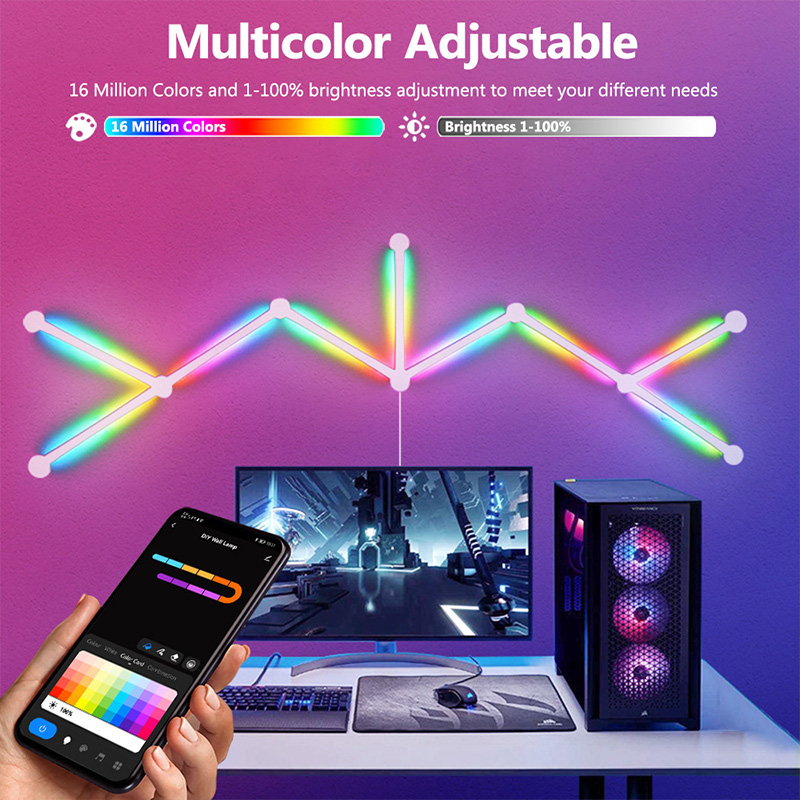 Smart RGB Wall Lamp, Bluetooth - Diy Lamp Electronics review and price