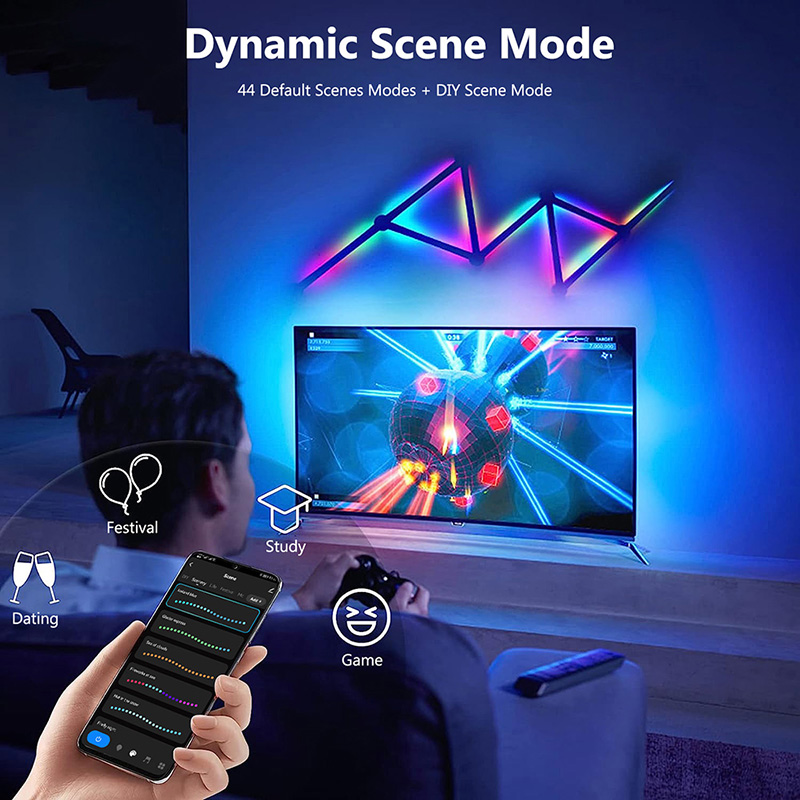 Smart RGB Wall Lamp, Bluetooth - Diy Lamp Electronics review and price