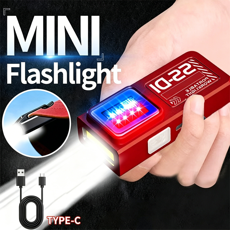 1/2PCS Mini COB LED Flashlight - Diy Lamp Electronics review and price
