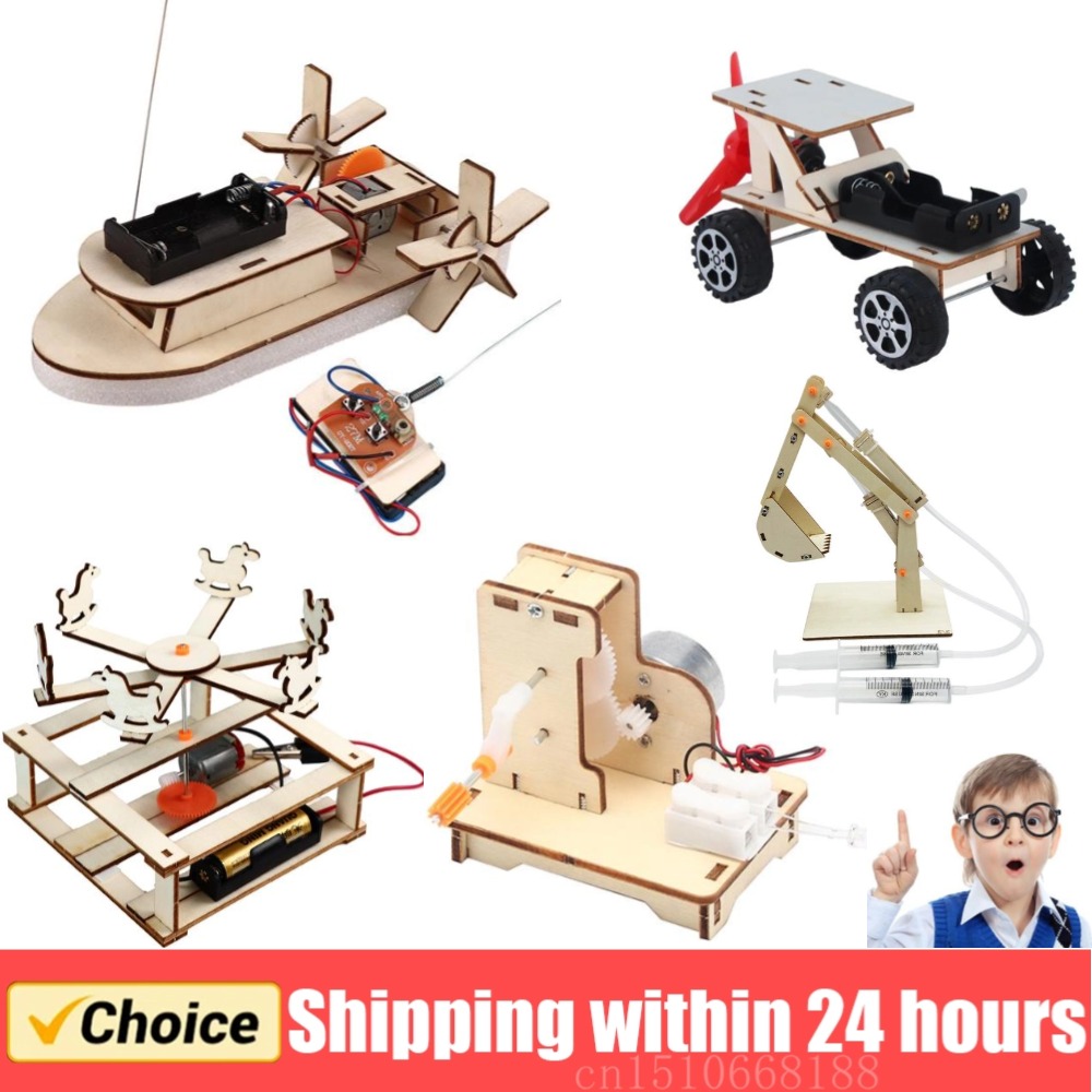 DIY Boat Model Science Toys Ki - Diy Electronics Kids review and price