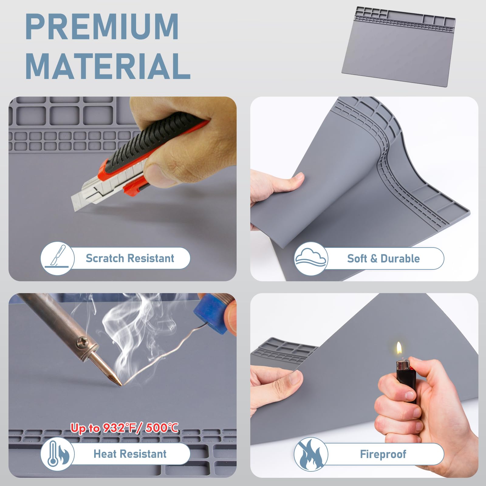 Magnetic Silicone Solder Pad 5 - Diy Electronics Repair review and price