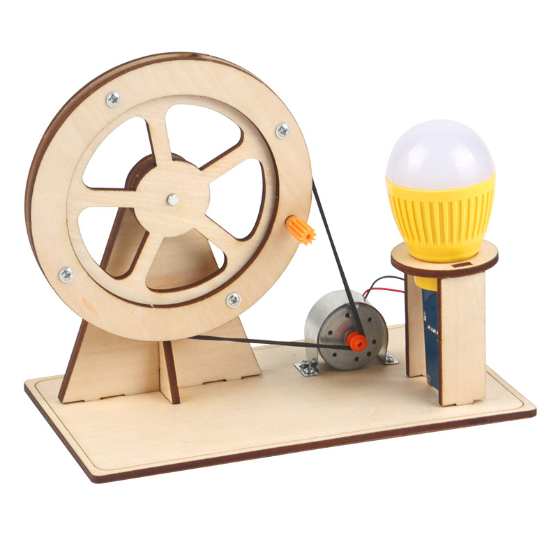 Wooden Hand Generator Kids Sci - Diy Electronics Kids review and price