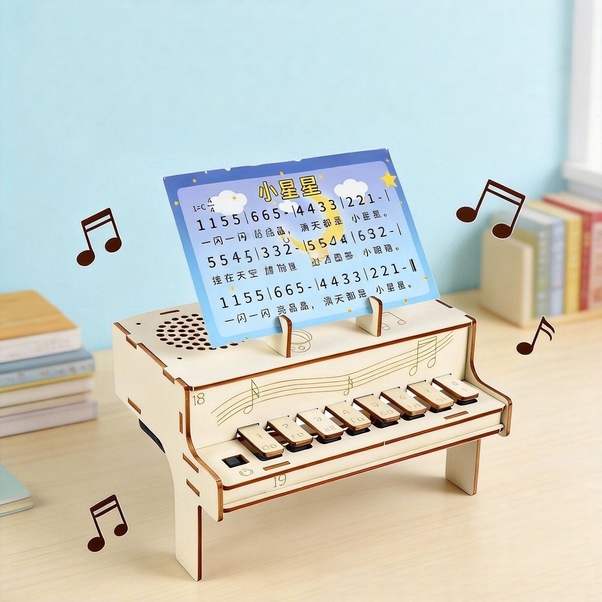 DIY Wooden Electronic Piano Mo - Diy Electronics Parts review and price