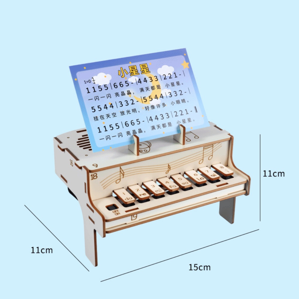 DIY Wooden Electronic Piano Mo - Diy Electronics Parts review and price
