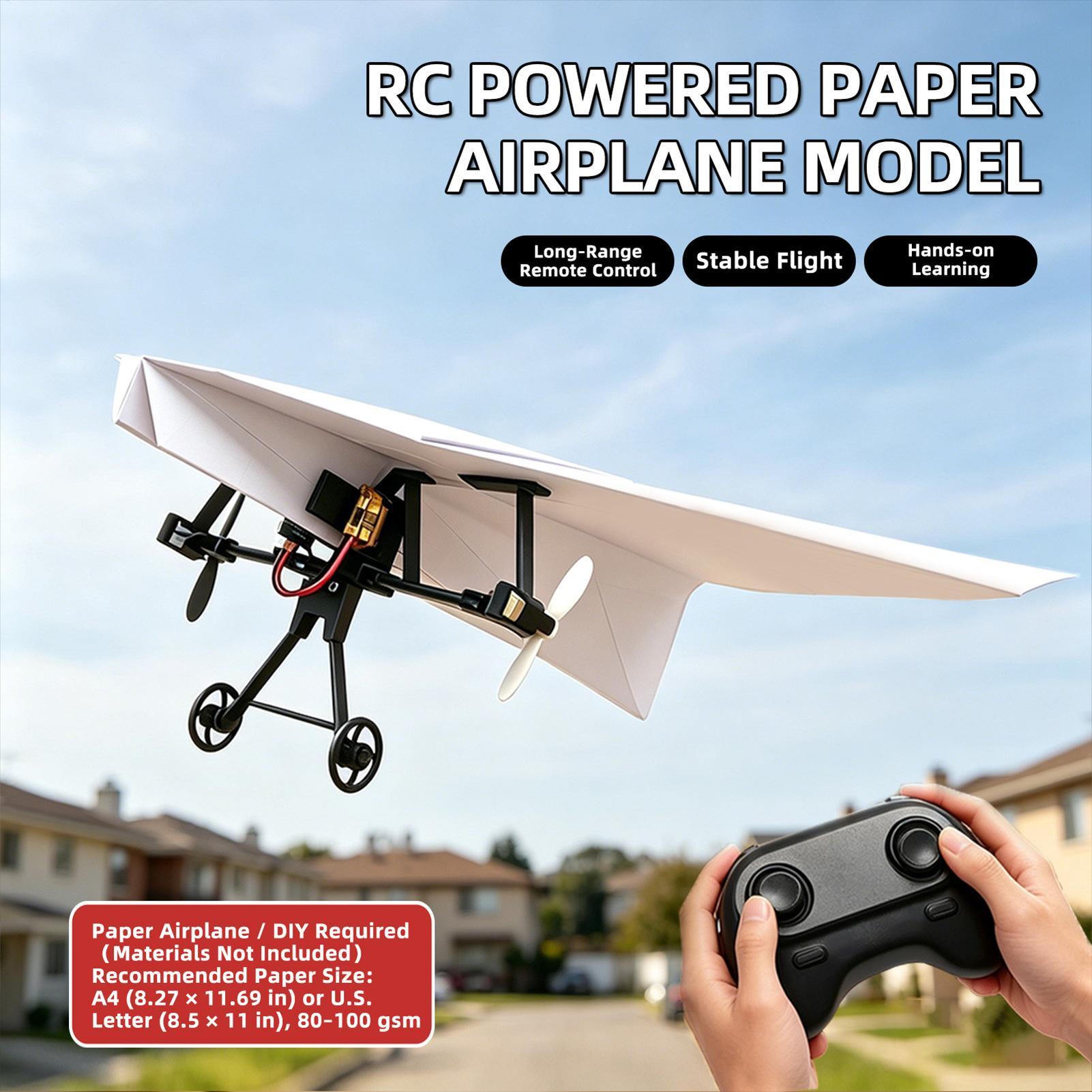 Remote Control Paper Airplane  - Diy Electronics Kids review and price