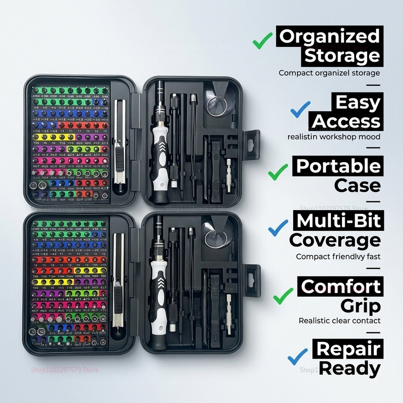 132 in 1 Precision Screwdriver - Diy Electronics Shop review and price