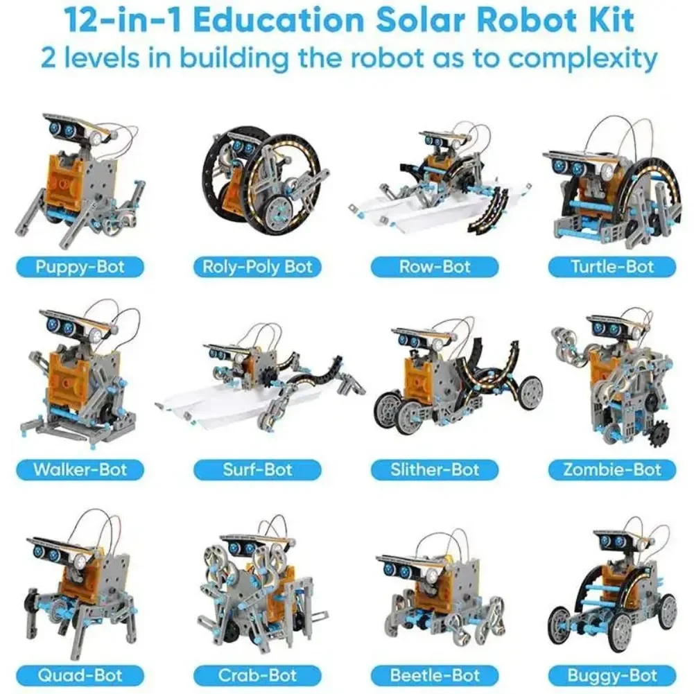 13 in 1 Solar Powered Robot Sc - Diy Electronics Parts review and price