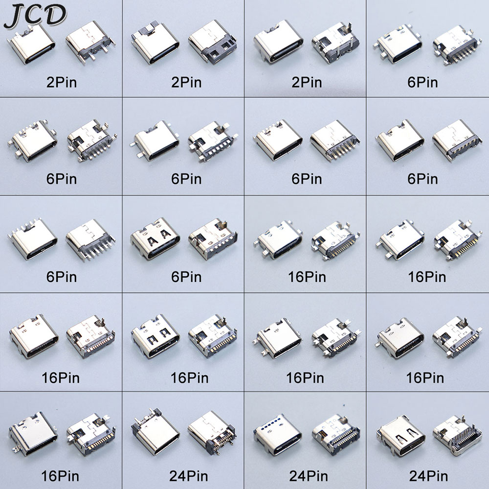 JCD 10PCS 2/6/16/24 Pin Type-C - Smd Solder Paste review and price